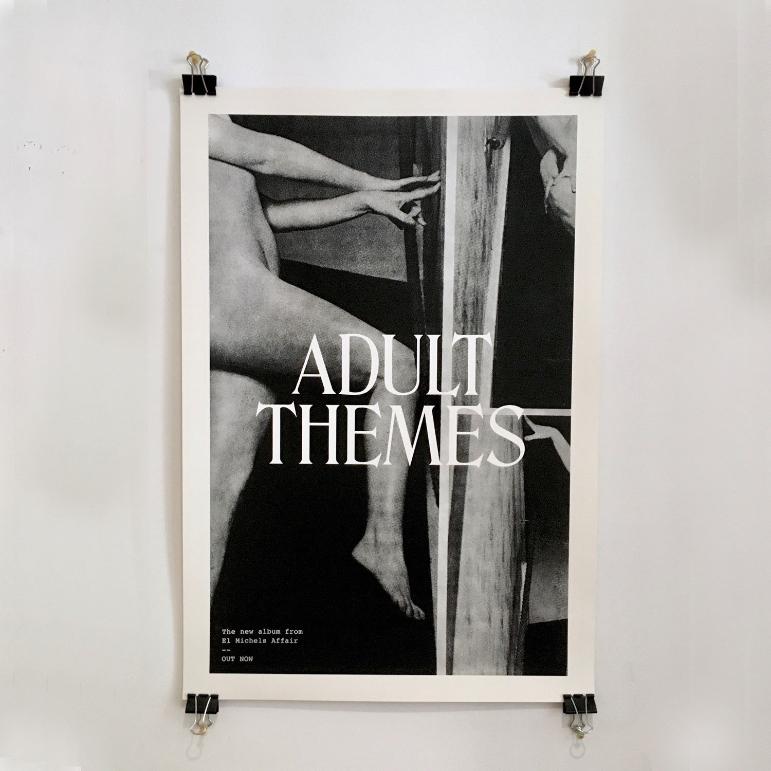El Michels Affair Adult Themes poster sérigraphie 25x19