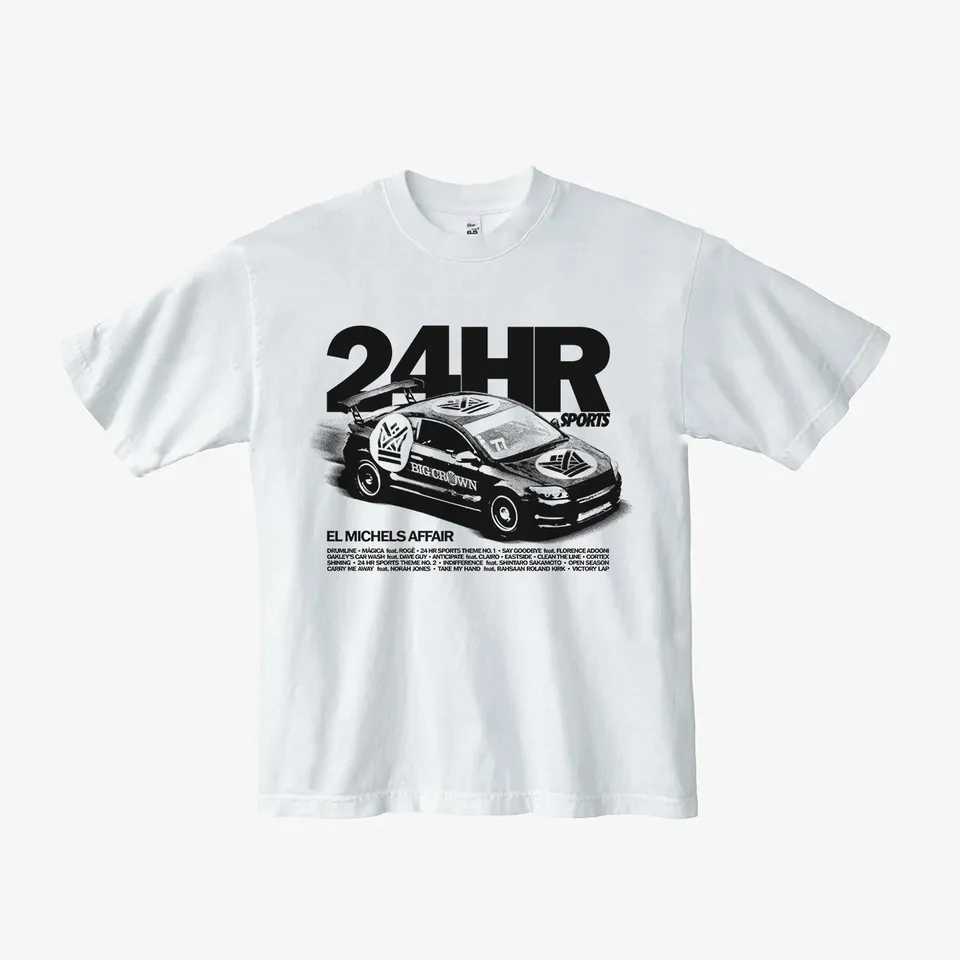 Big Crown EMA Racing t-shirt noir 100% coton