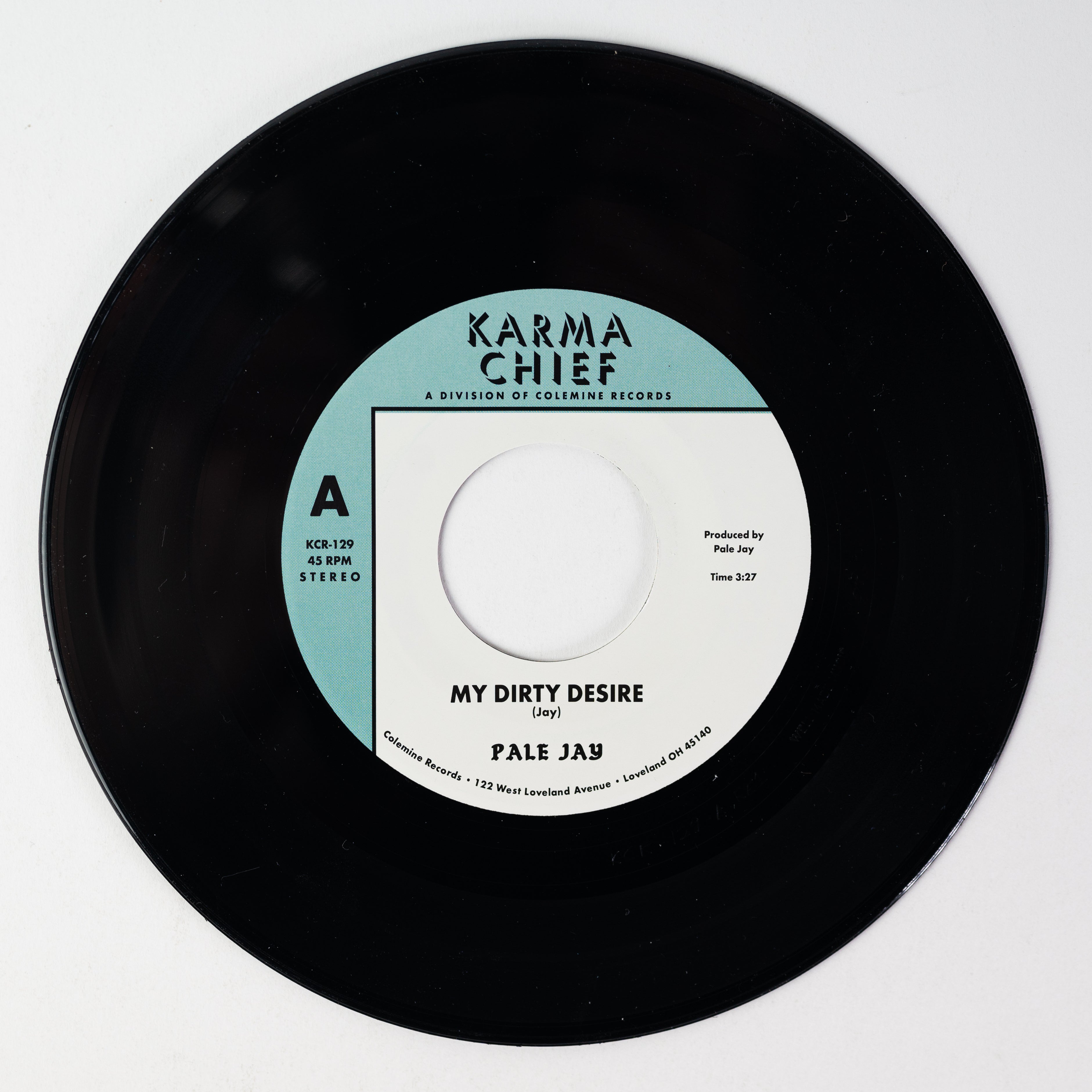 Karma Chief Pale Jay My Dirty Desire 45 tours vinyle vert