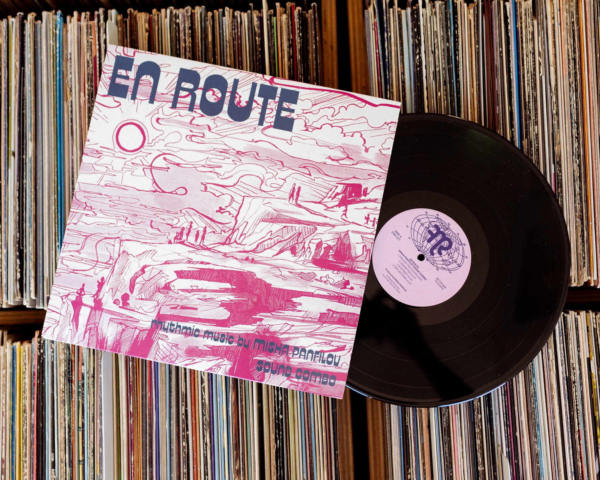 Misha Panfilov En Route LP vinyle noir library funk