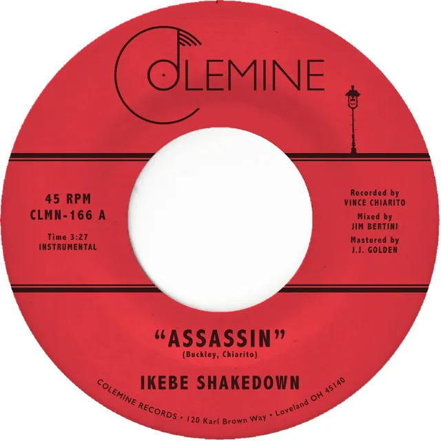 Ikebe Shakedown Assassin 45 tours vinyle noir soul
