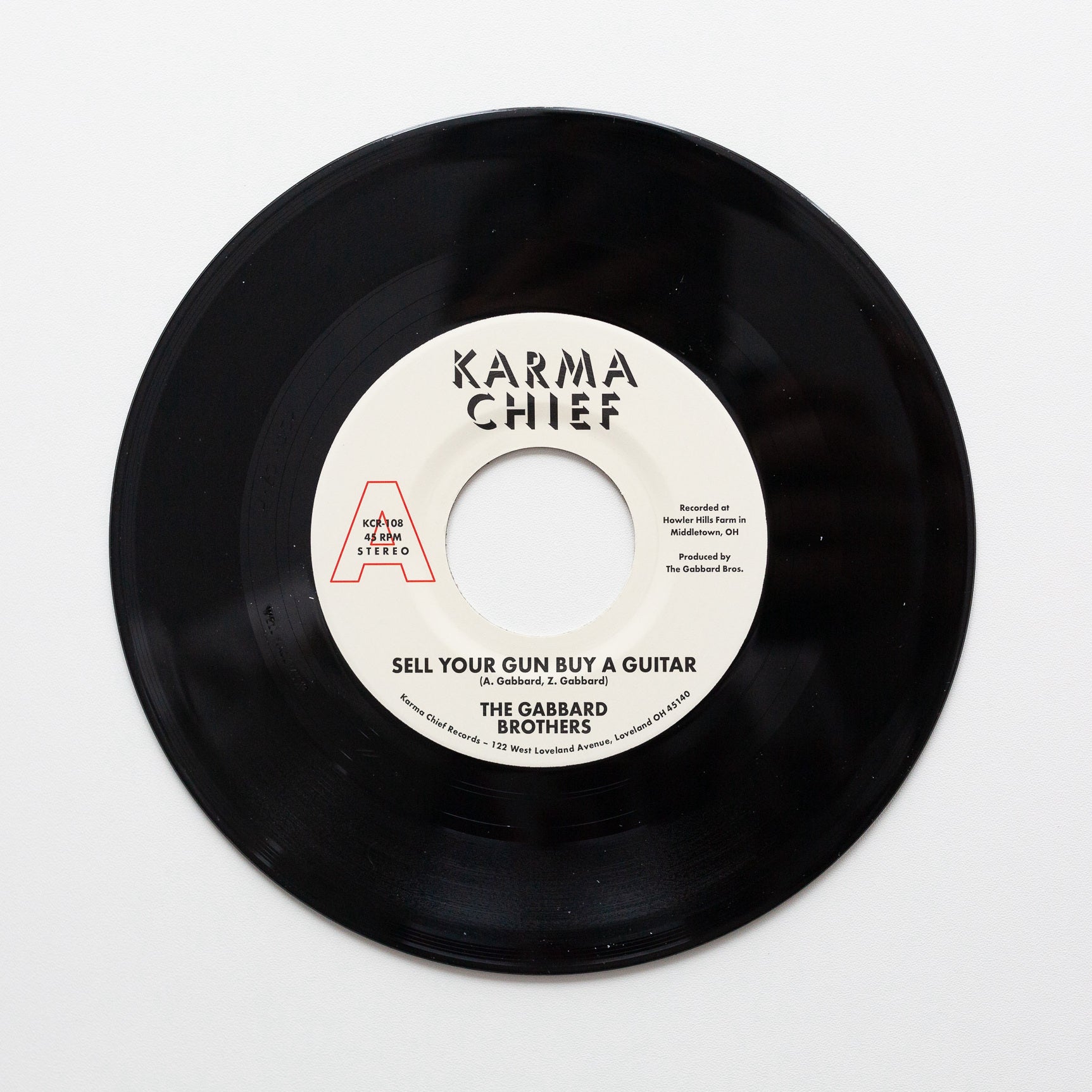 Gabbard Brothers Sell Your Gun 45 tours teal 7"