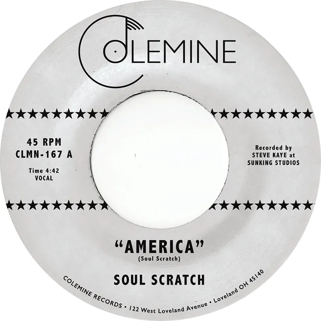 Colemine Soul Scratch America 45 tours 7 pouces couleur
