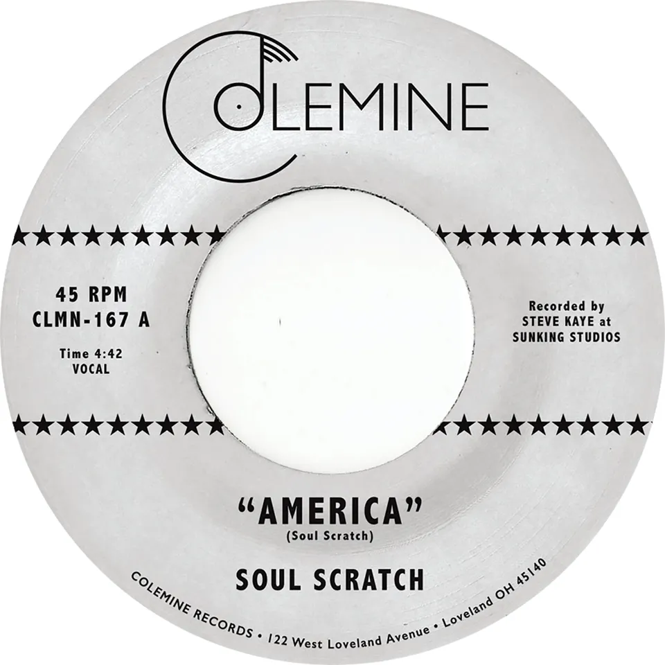 Colemine Soul Scratch America 45 tours 7 pouces couleur