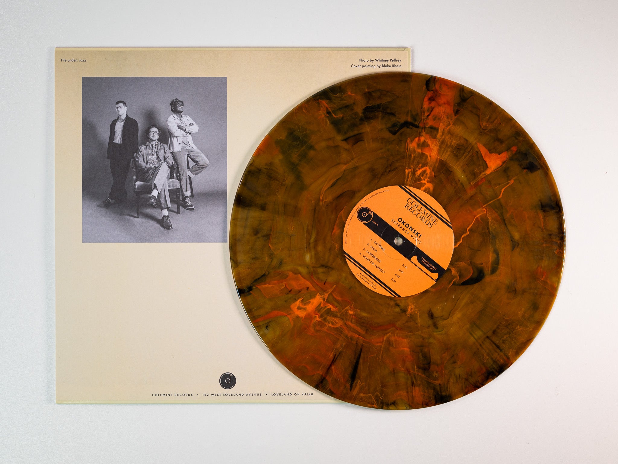 Okonski Entrance Music LP vinyle noir trio jazz