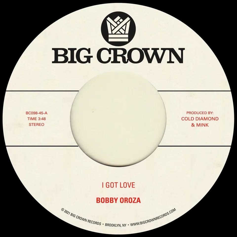 Bobby Oroza I Got Love vinyle 45 tours single