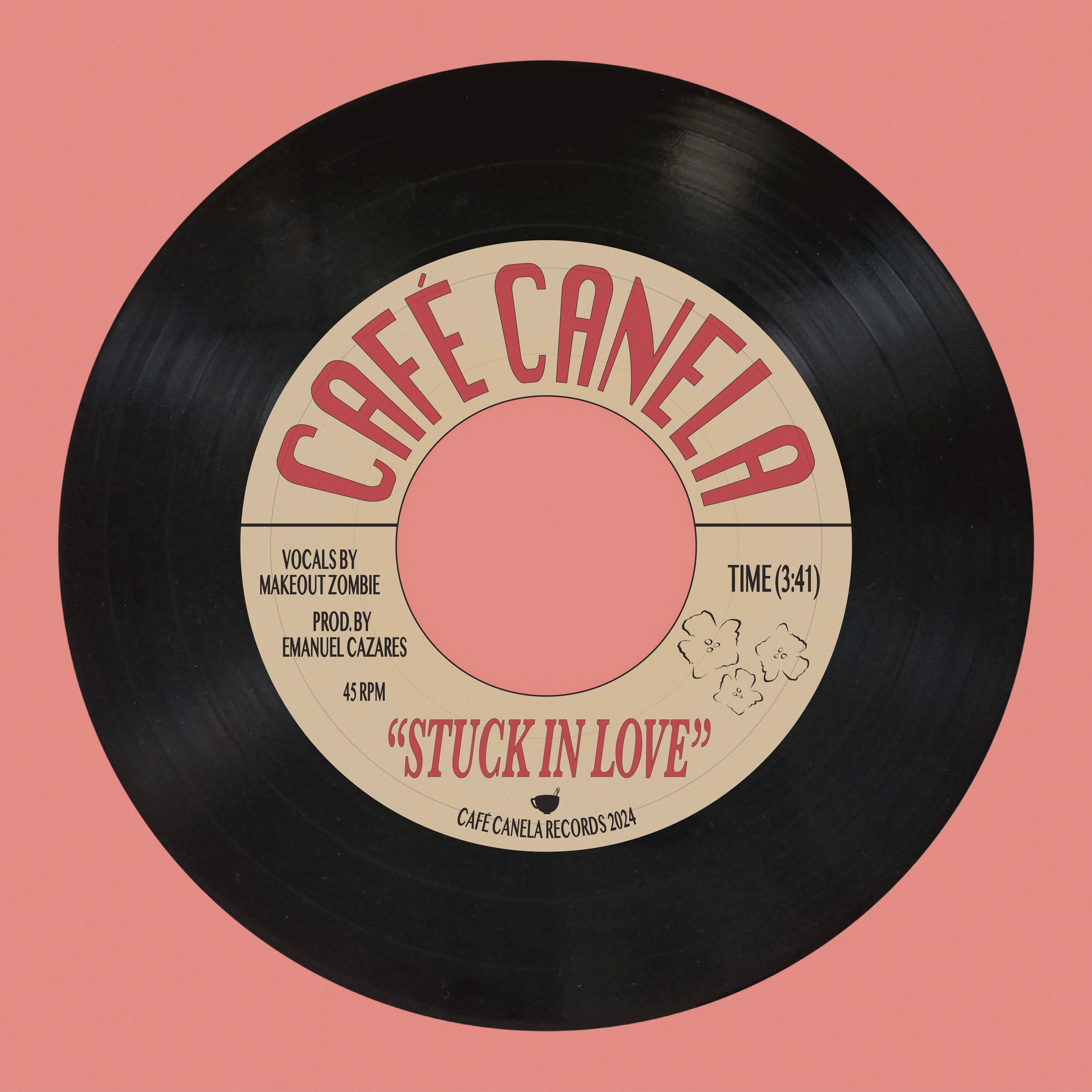 Café Canela Stuck In Love vinyle 7 pouces noir soul