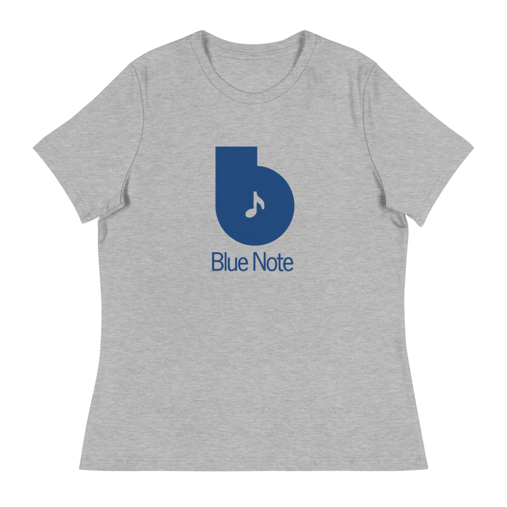 Blue Note T-shirt Femme Logo B gris coton taille M
