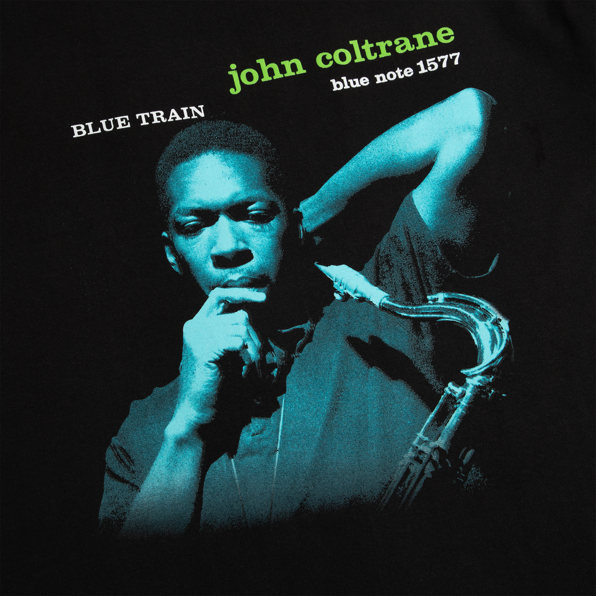 John Coltrane Blue Train T-shirt coton noir taille L