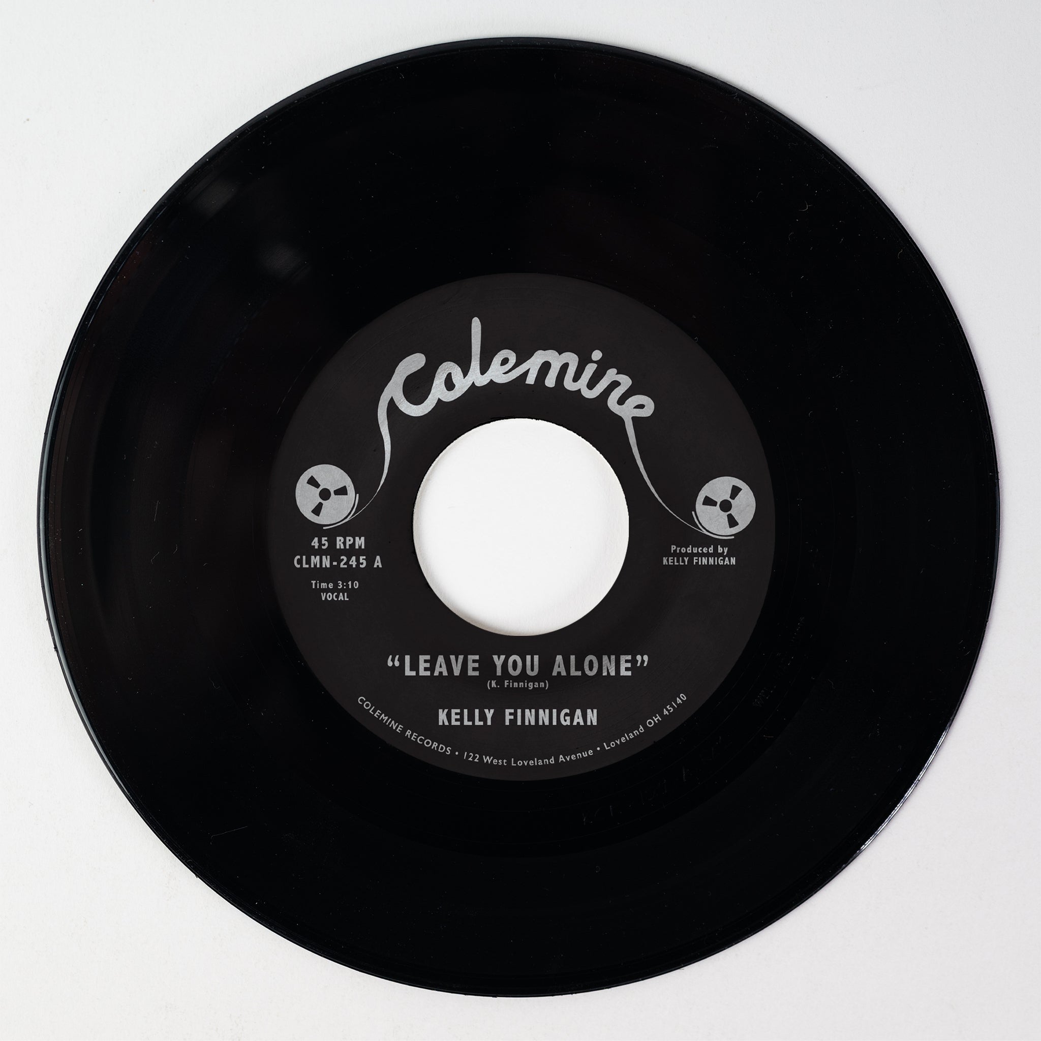 Kelly Finnigan Leave You Alone vinyle 45T fuchsia soul