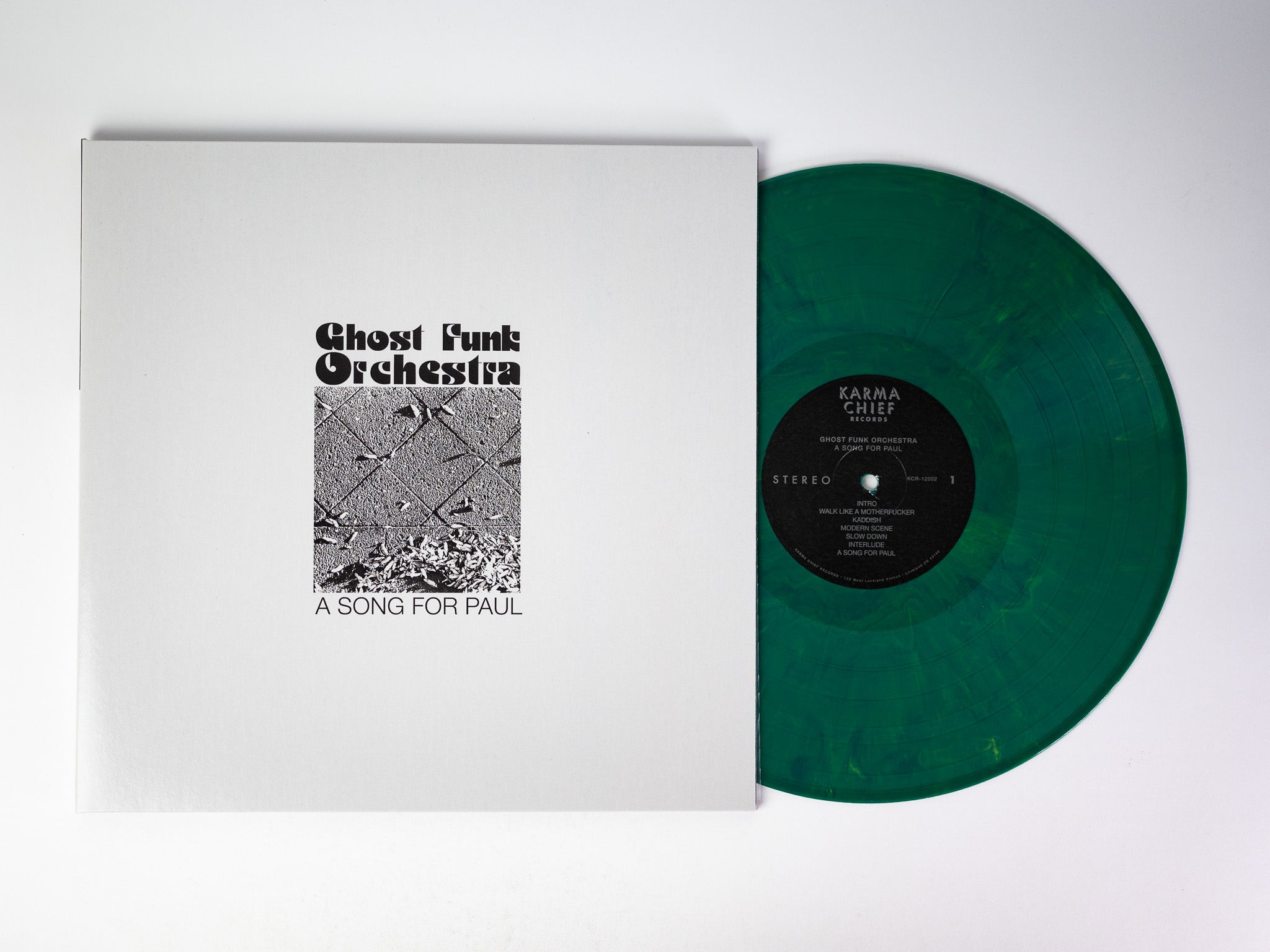 Ghost Funk Orchestra A Song For Paul vinyle vert soul psych