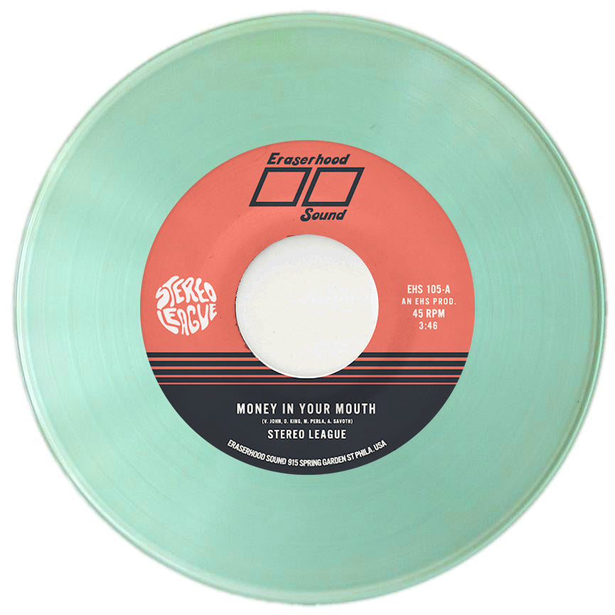 Stereo League Money In Your Mouth vinyle 7" transparent funk soul