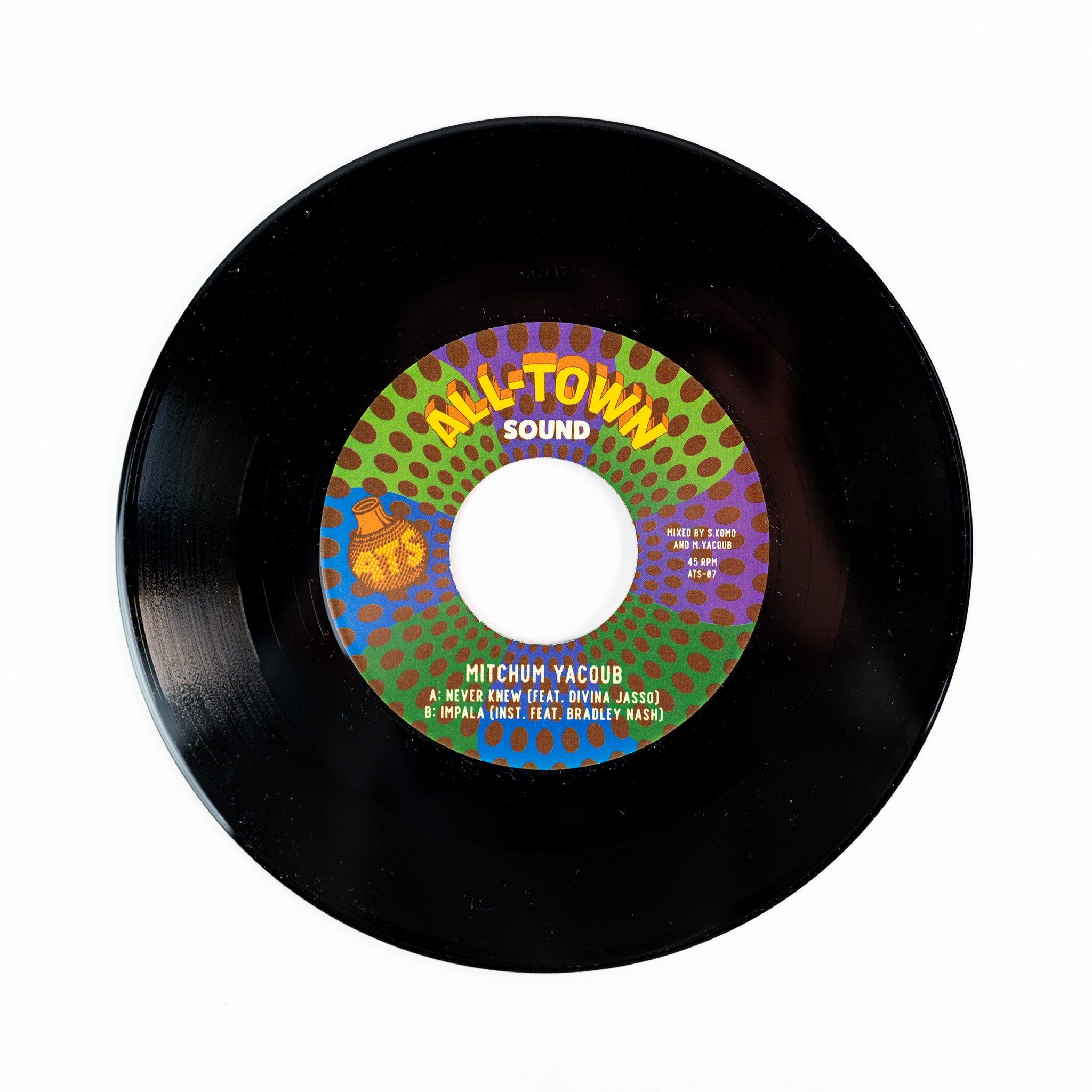 Mitchum Yacoub Never Knew vinyle 45 noir soul