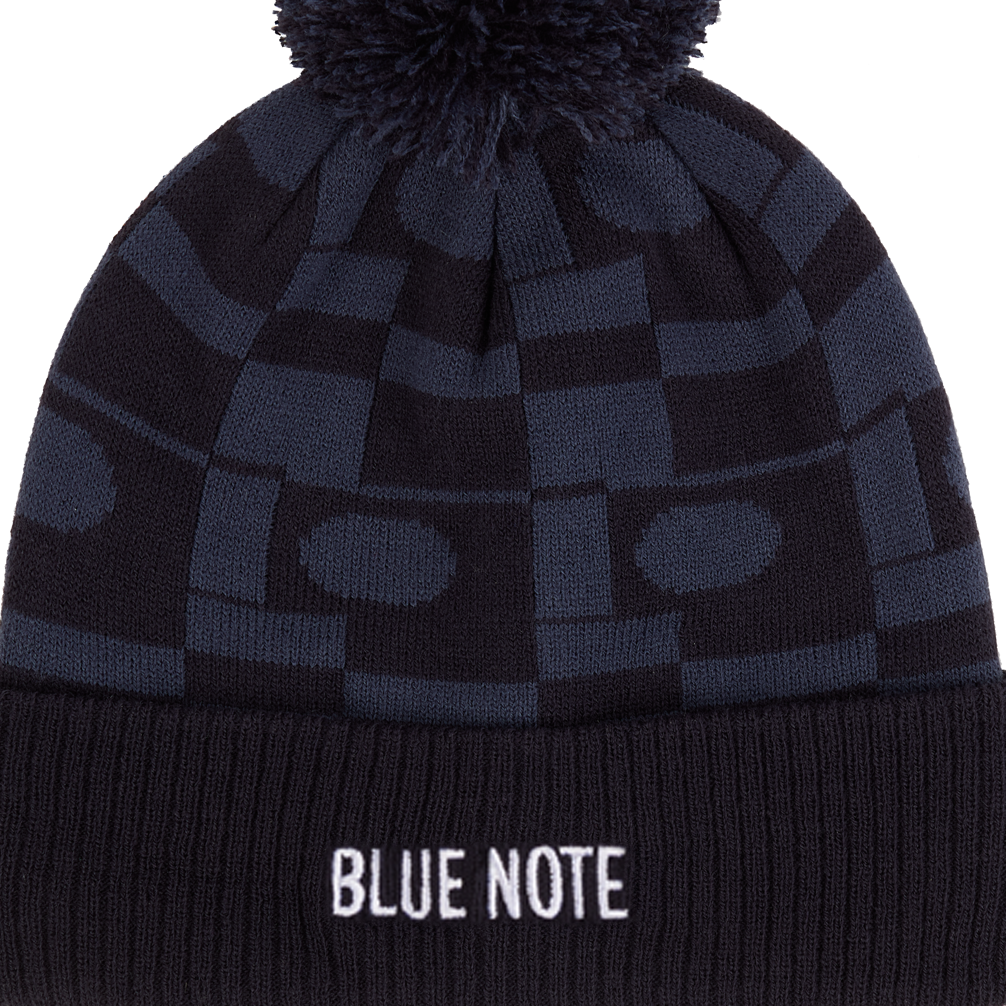 Blue Note Beanie Navy Pom Bonnet pompon marine acrylique