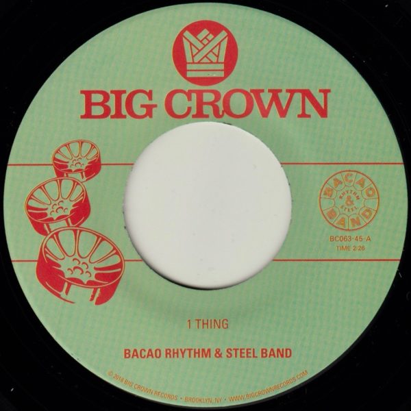 Big Crown Records 1 Thing b/w Hoola-Hoop 45T vinyle