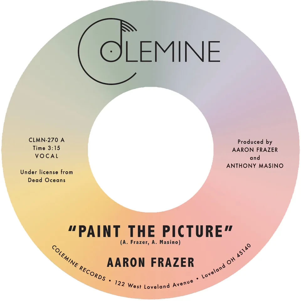 Aaron Frazer Paint The Picture 45T vinyle bubblegum mix