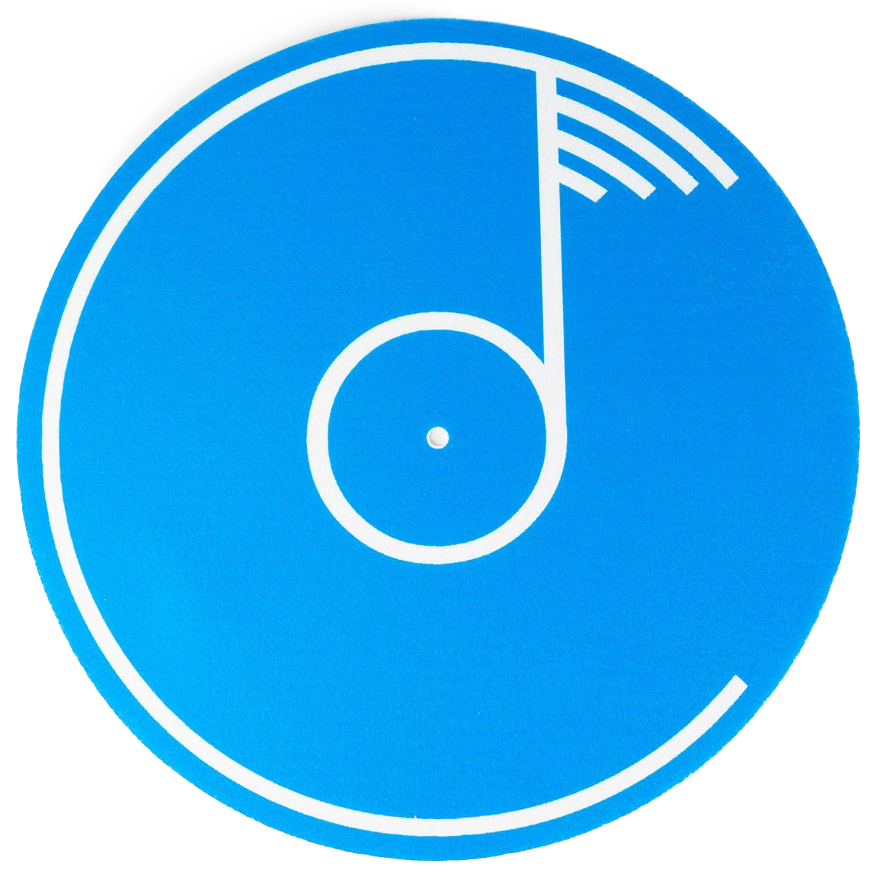 Colemine Slipmat couvre-plateau feutrine bleu
