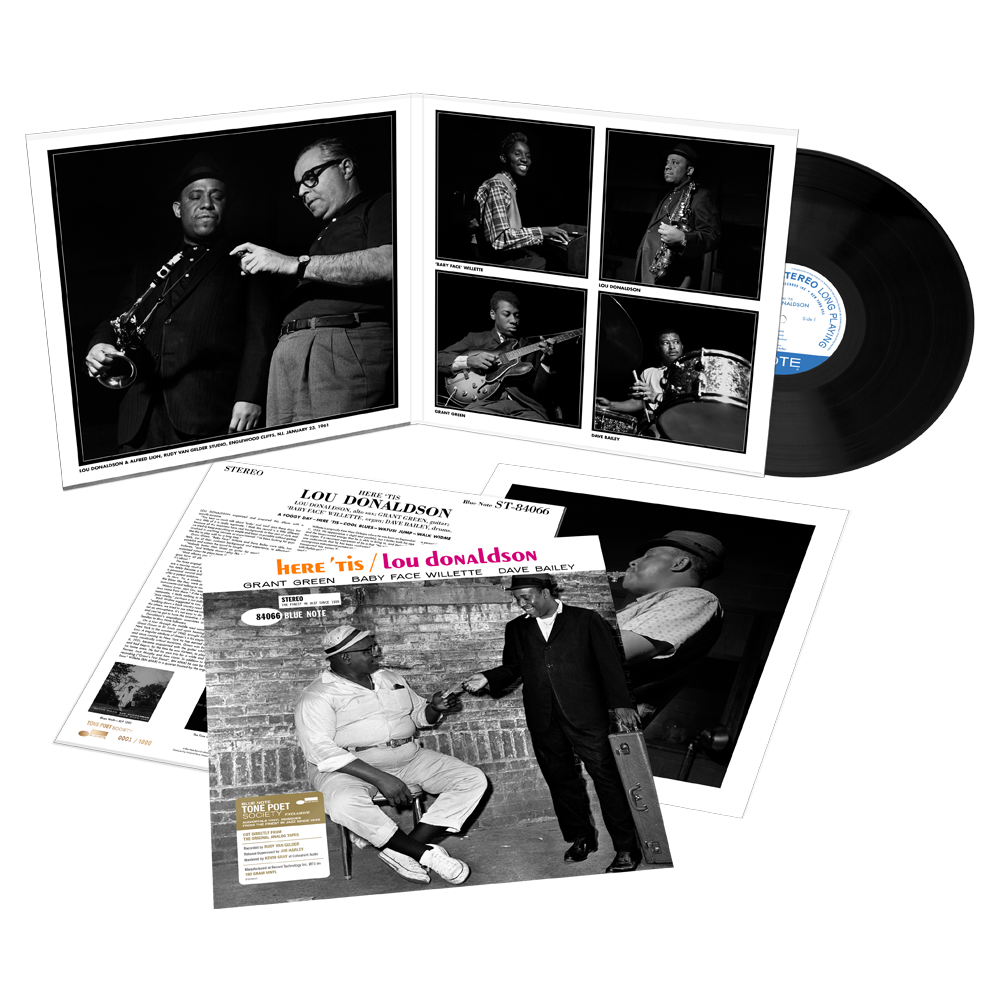 Blue Note Lou Donaldson Here 'Tis LP vinyle exclusif