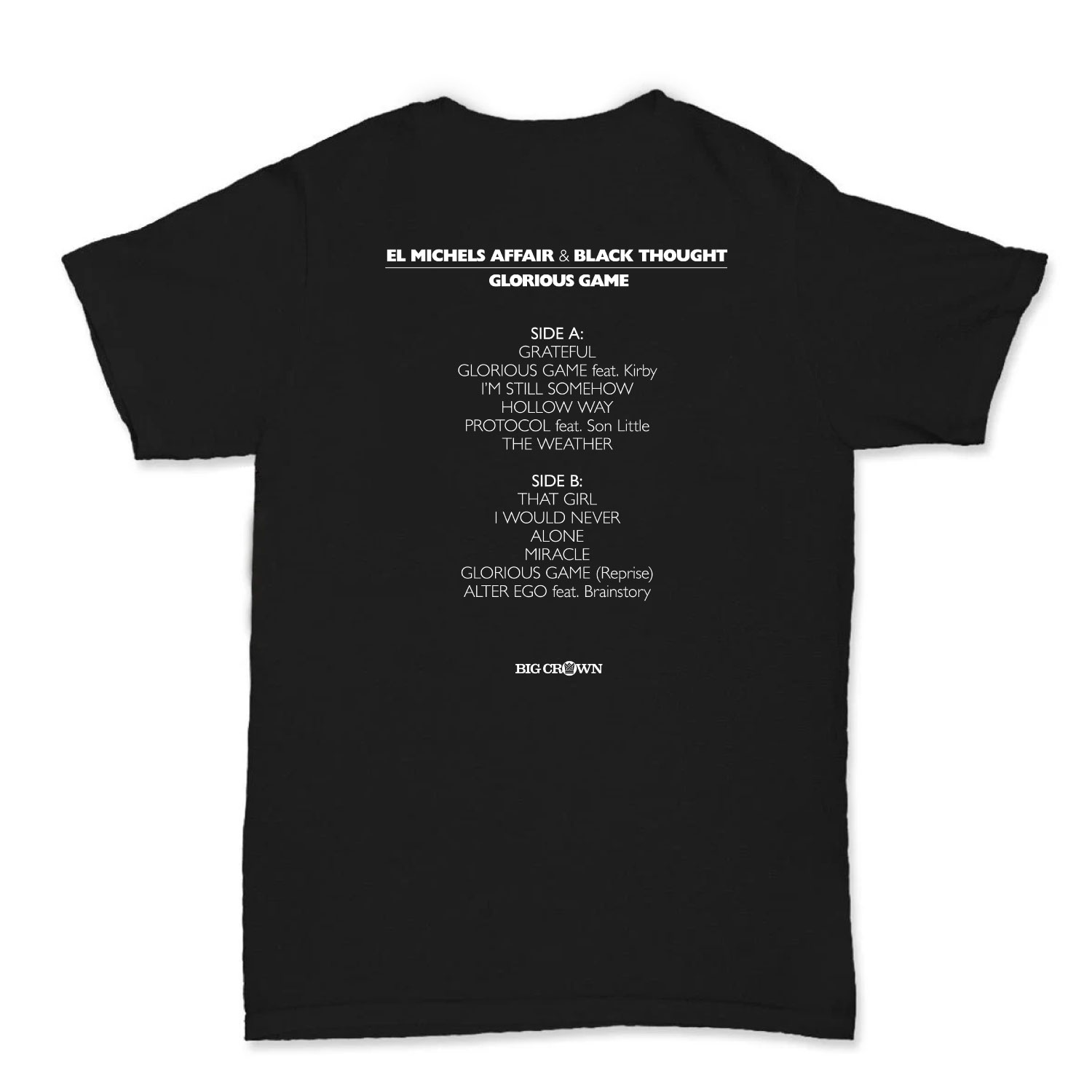 Big Crown EMABT Ice Panther Head t-shirt noir coton
