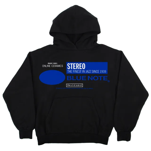 Blue Note x Online Ceramics hoodie sweat capuche coton