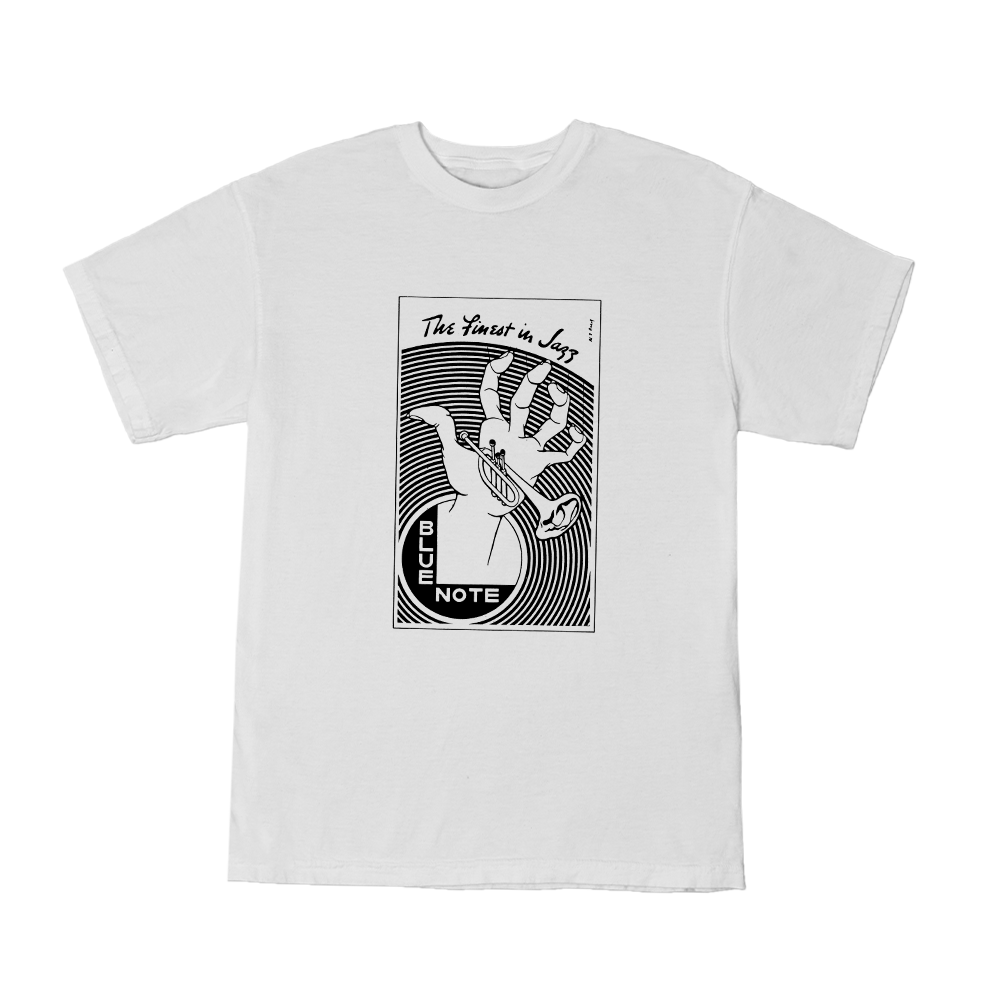 Blue Note Merch Catalog T-Shirt coton blanc et noir
