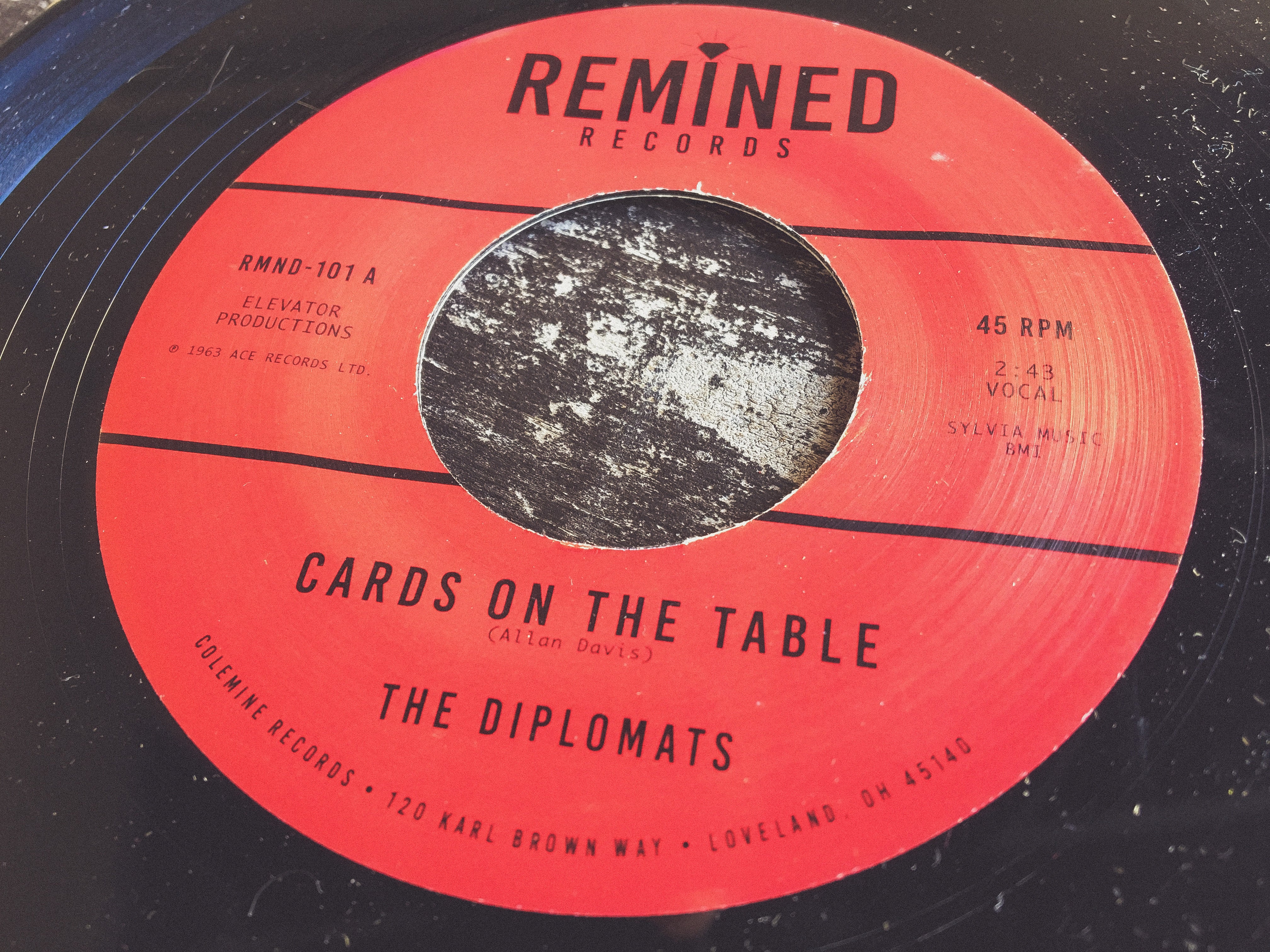 The Diplomats Cards On The Table 45 tours northern soul