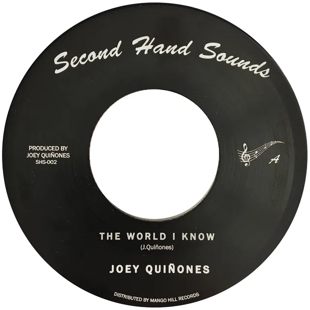 Joey Quiñones The World I Know 45 tours vinyle noir