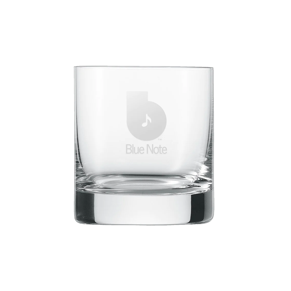 Blue Note Vintage B Verre whisky gravé 10oz logo