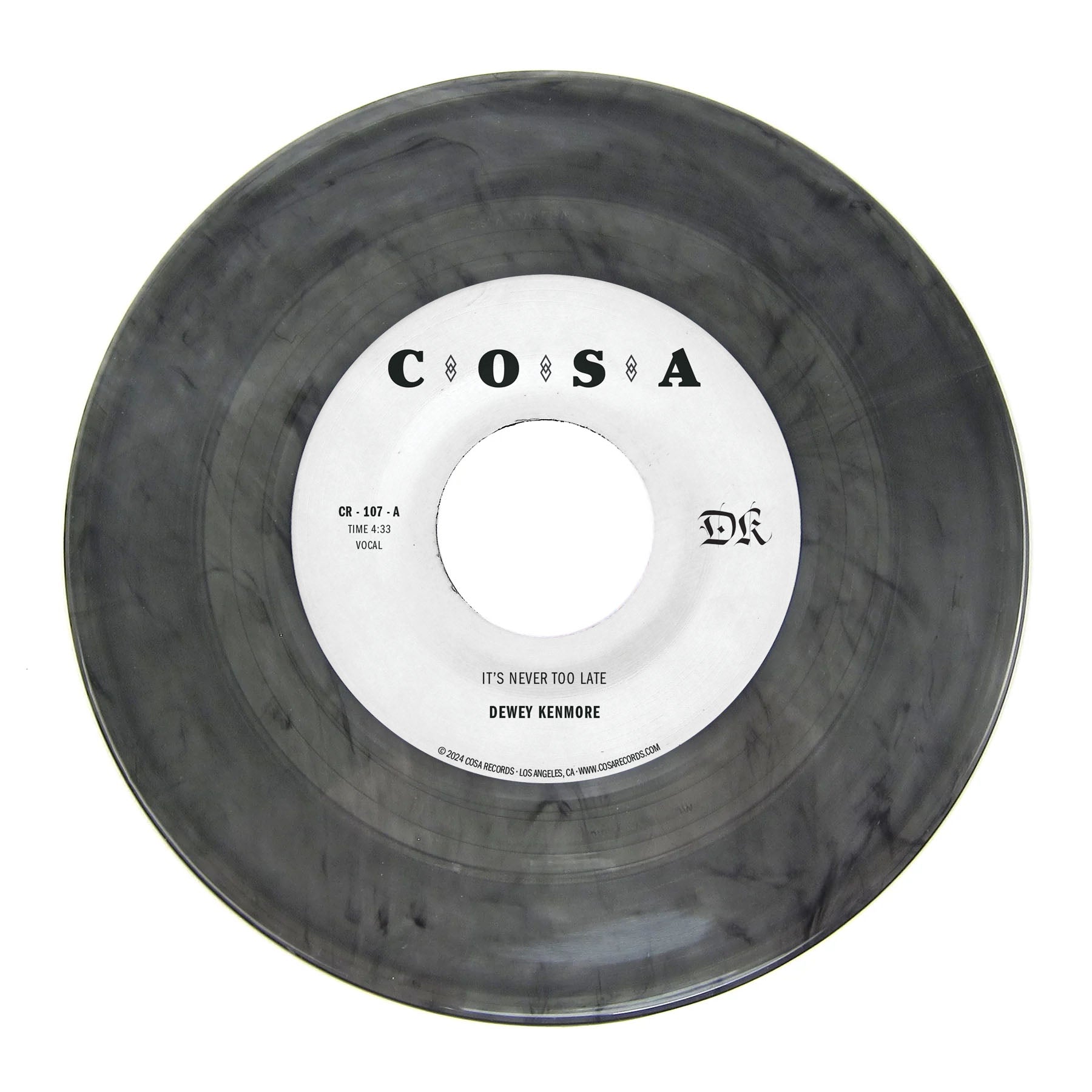 Dewey Kenmore It's Never Too Late 45 tours latin-soul