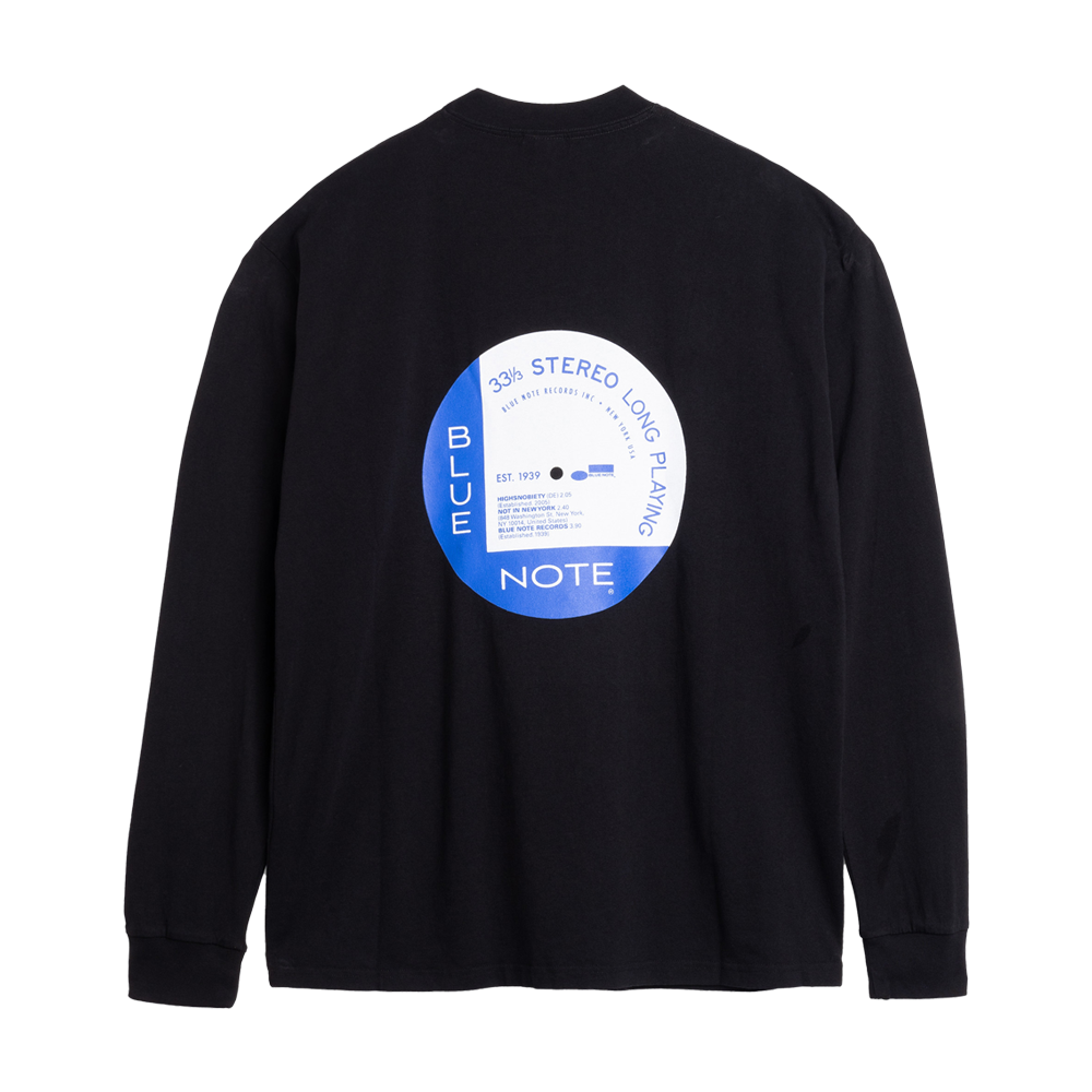 Blue Note Highsnobiety t-shirt manches longues coton S-2XL
