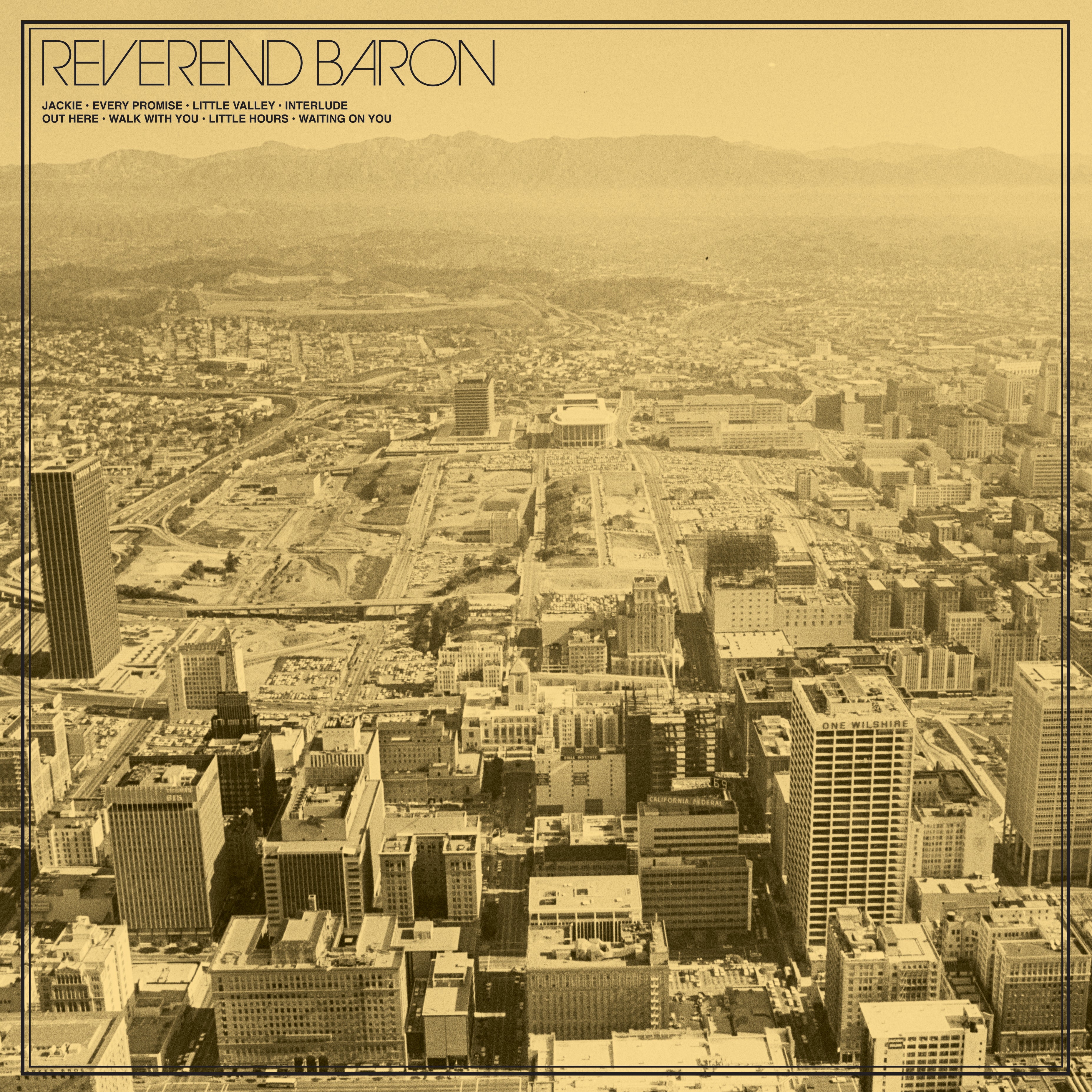 Reverend Baron Overpass Boy LP vinyle clear 8 titres