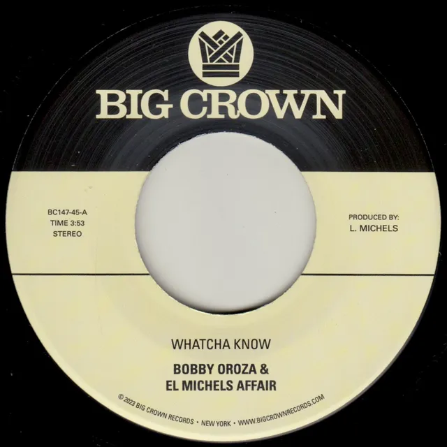 Bobby Whatcha Know / Losing It 45T vinyle 7" soul