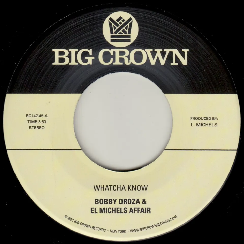 Bobby Whatcha Know / Losing It 45T vinyle 7" soul