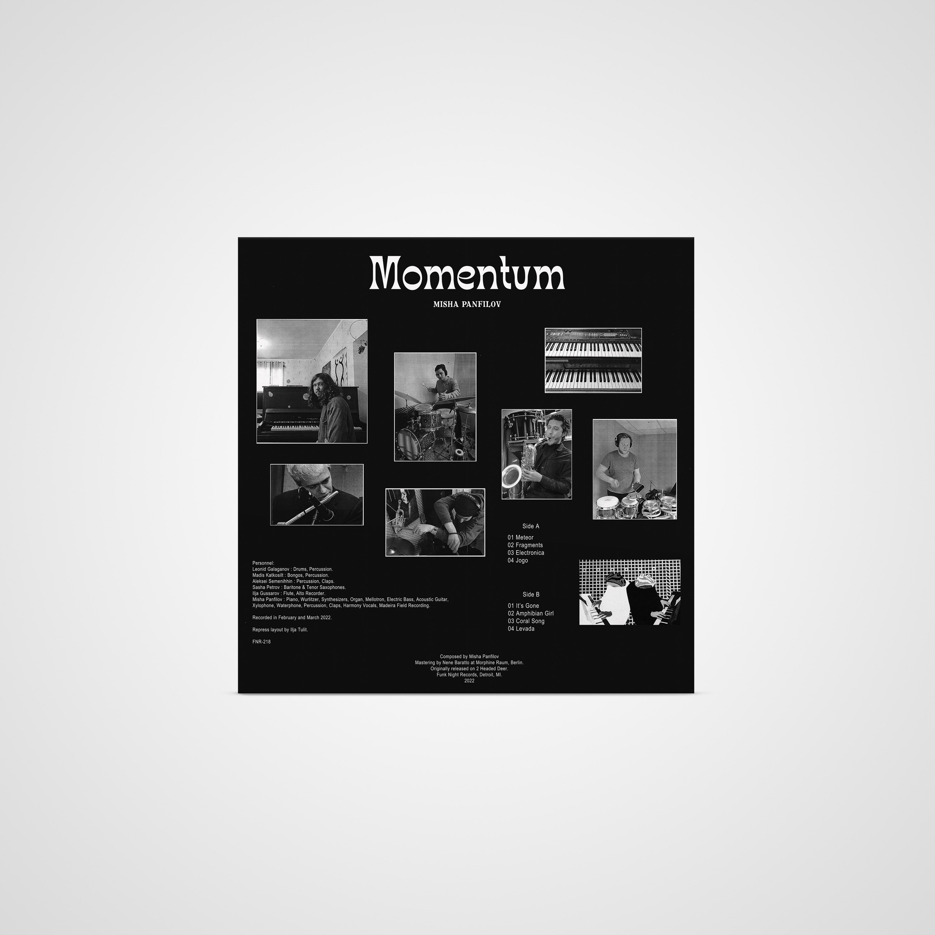 Misha Panfilov Momentum vinyle LP jazz funk