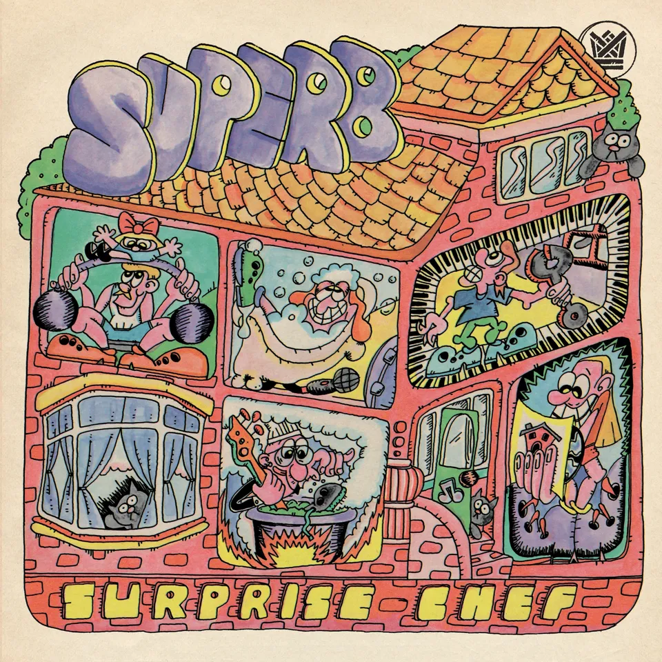 Surprise Chef Superb vinyle orange transparent