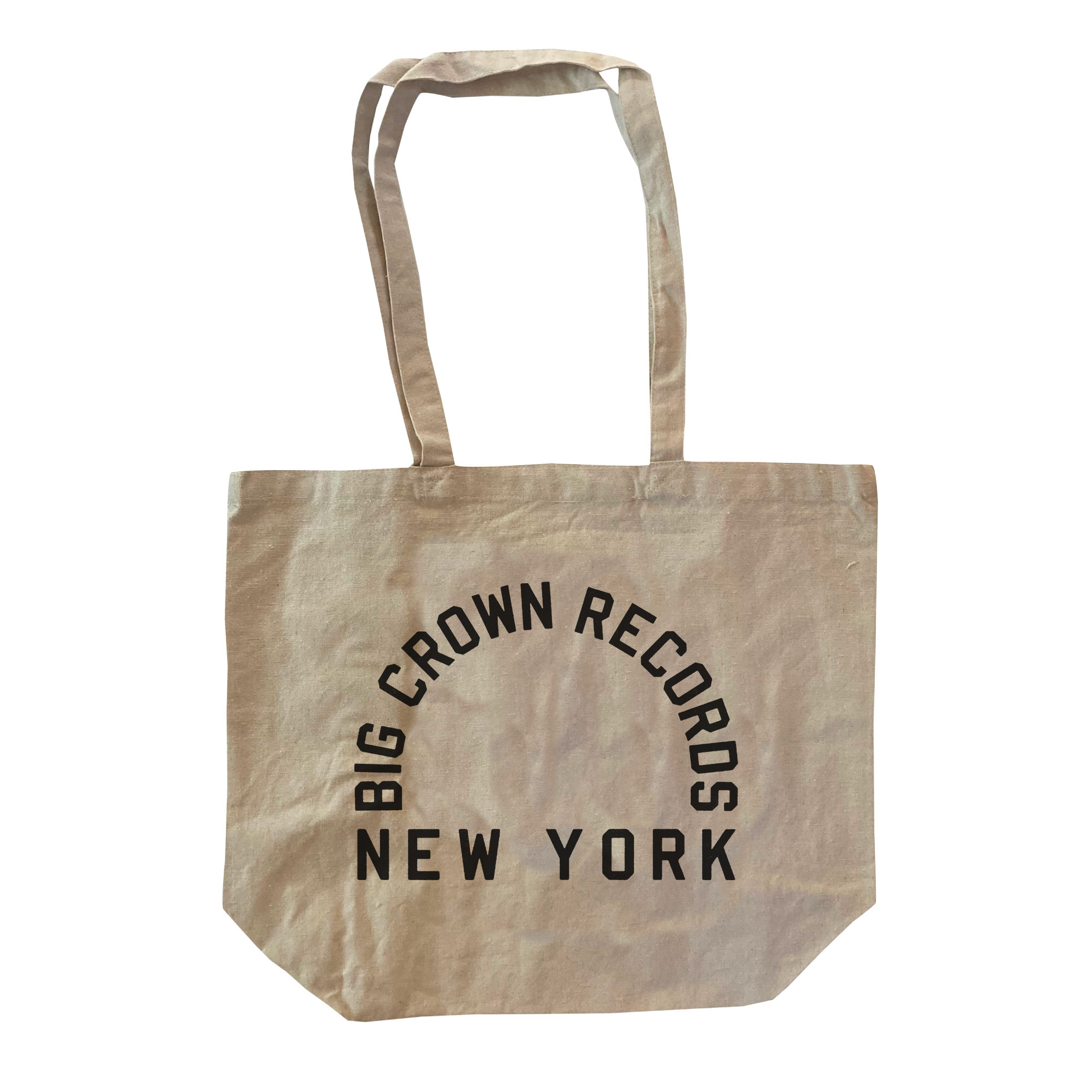 Big Crown YIA tote bag toile disques
