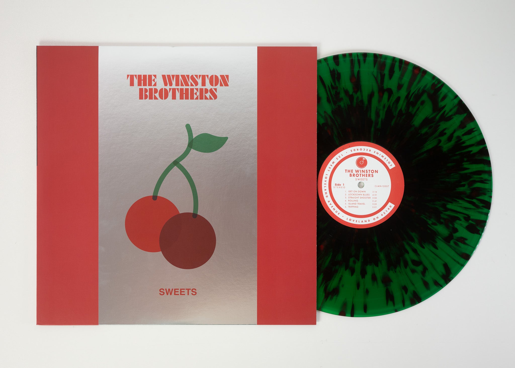 Winston Brothers Sweets LP vinyle vert splatter funk limité