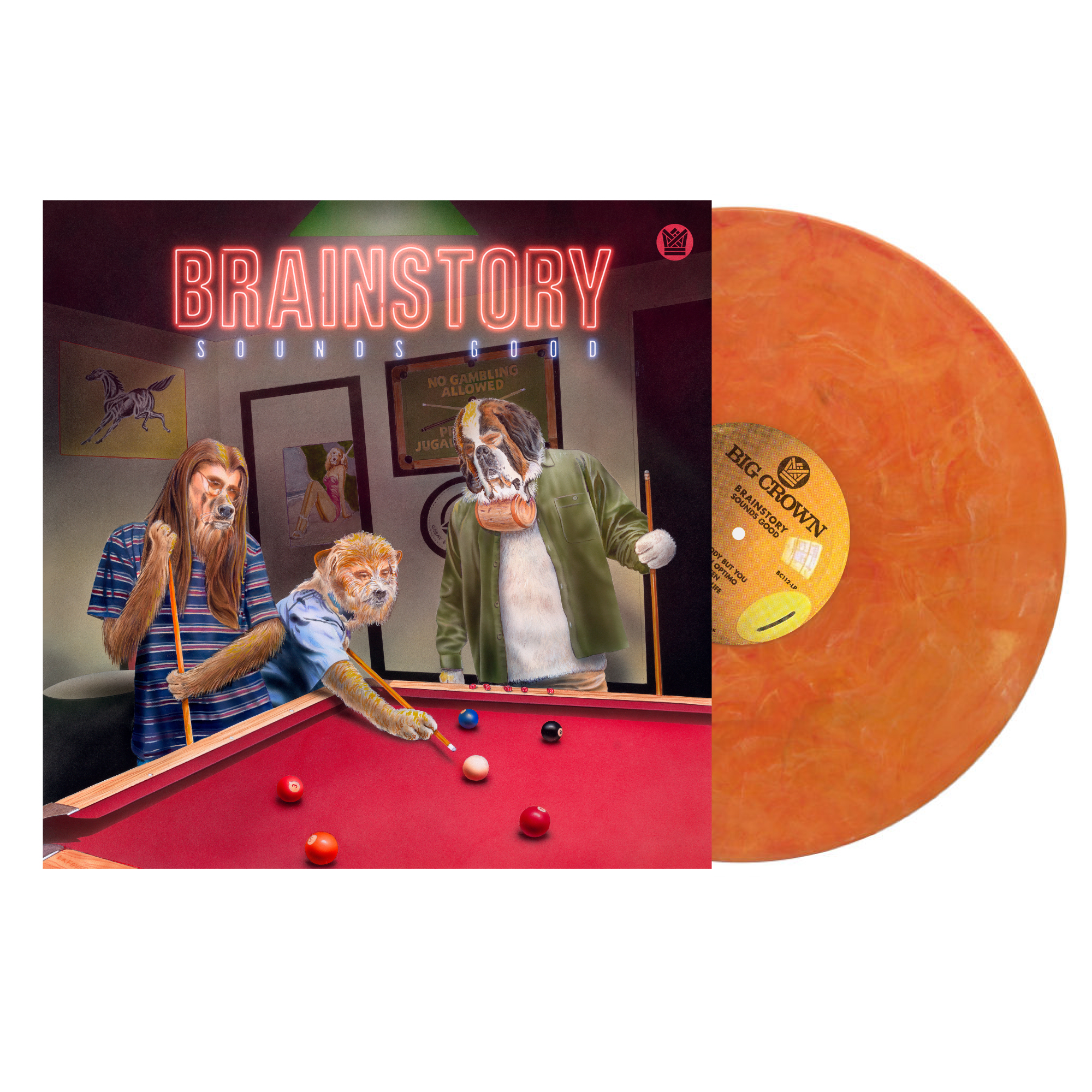 Brainstory Sounds Good vinyle pêche LP funk soul