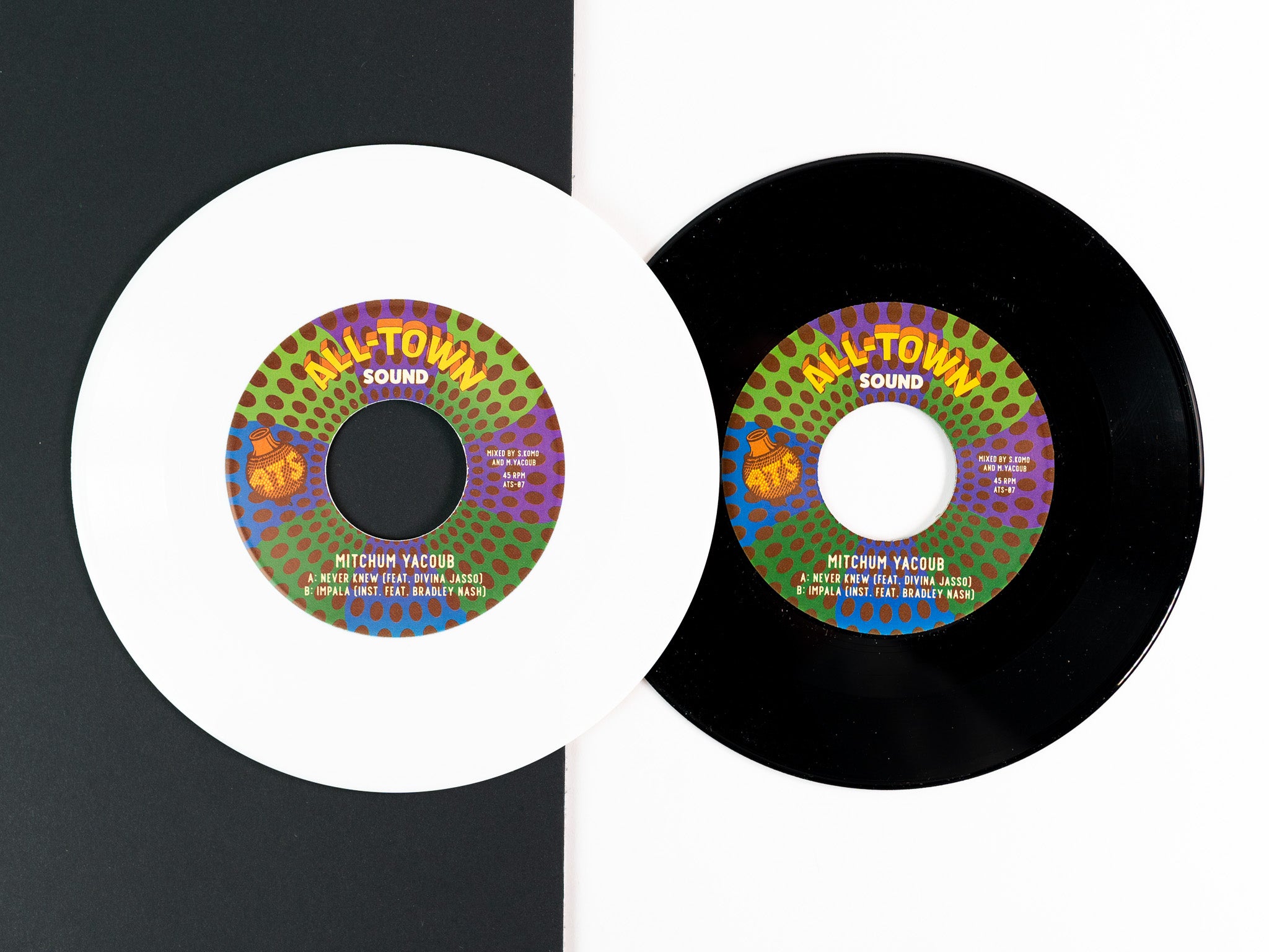 Mitchum Yacoub Never Knew vinyle 45 noir soul