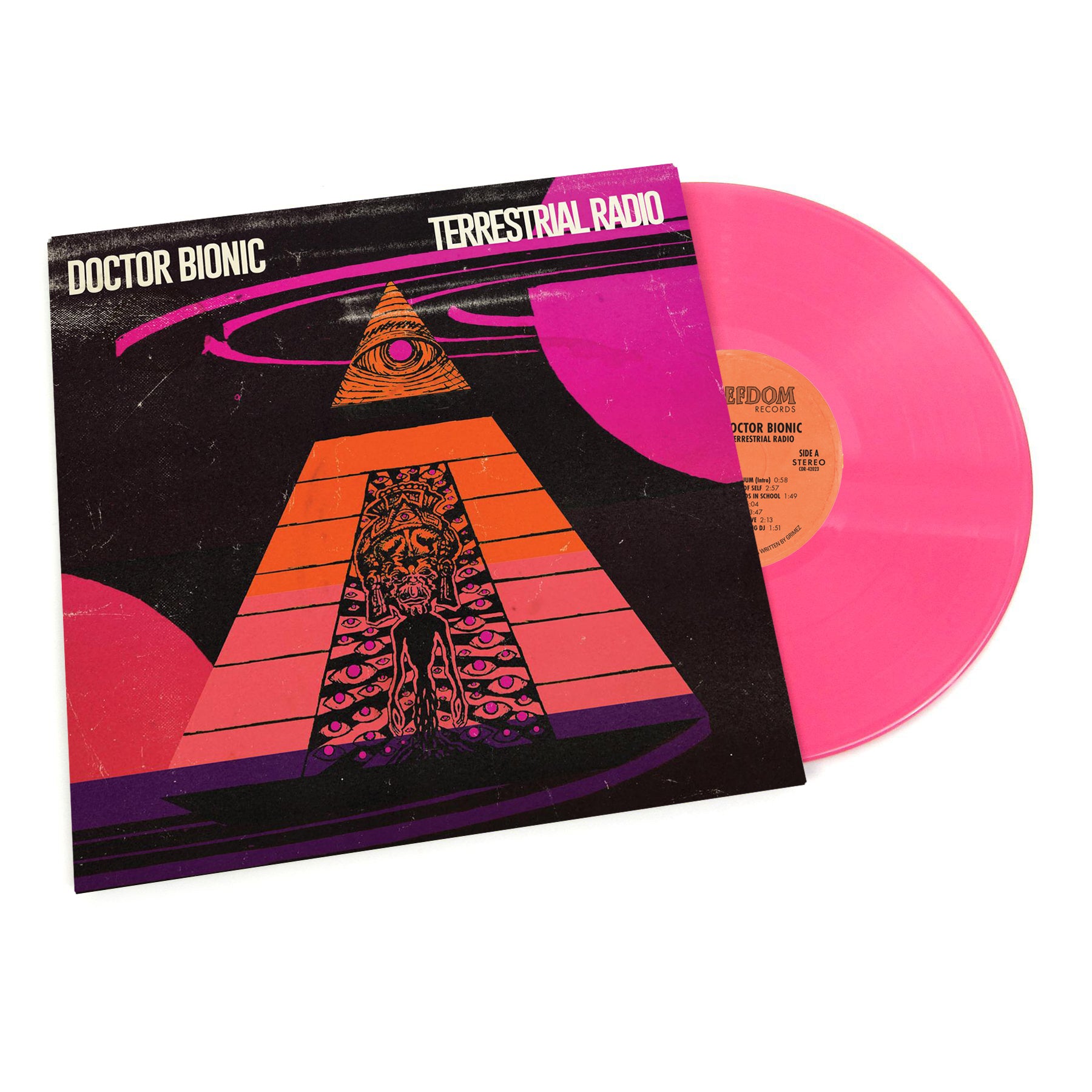 Chiefdom Doctor Bionic Terrestrial Radio LP vinyle rose