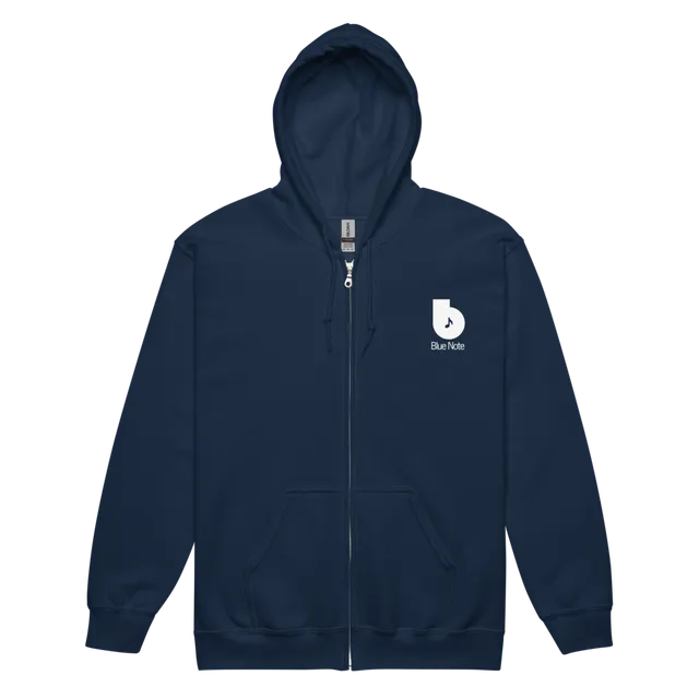 Blue Note B Logo sweat zip hoodie noir coton