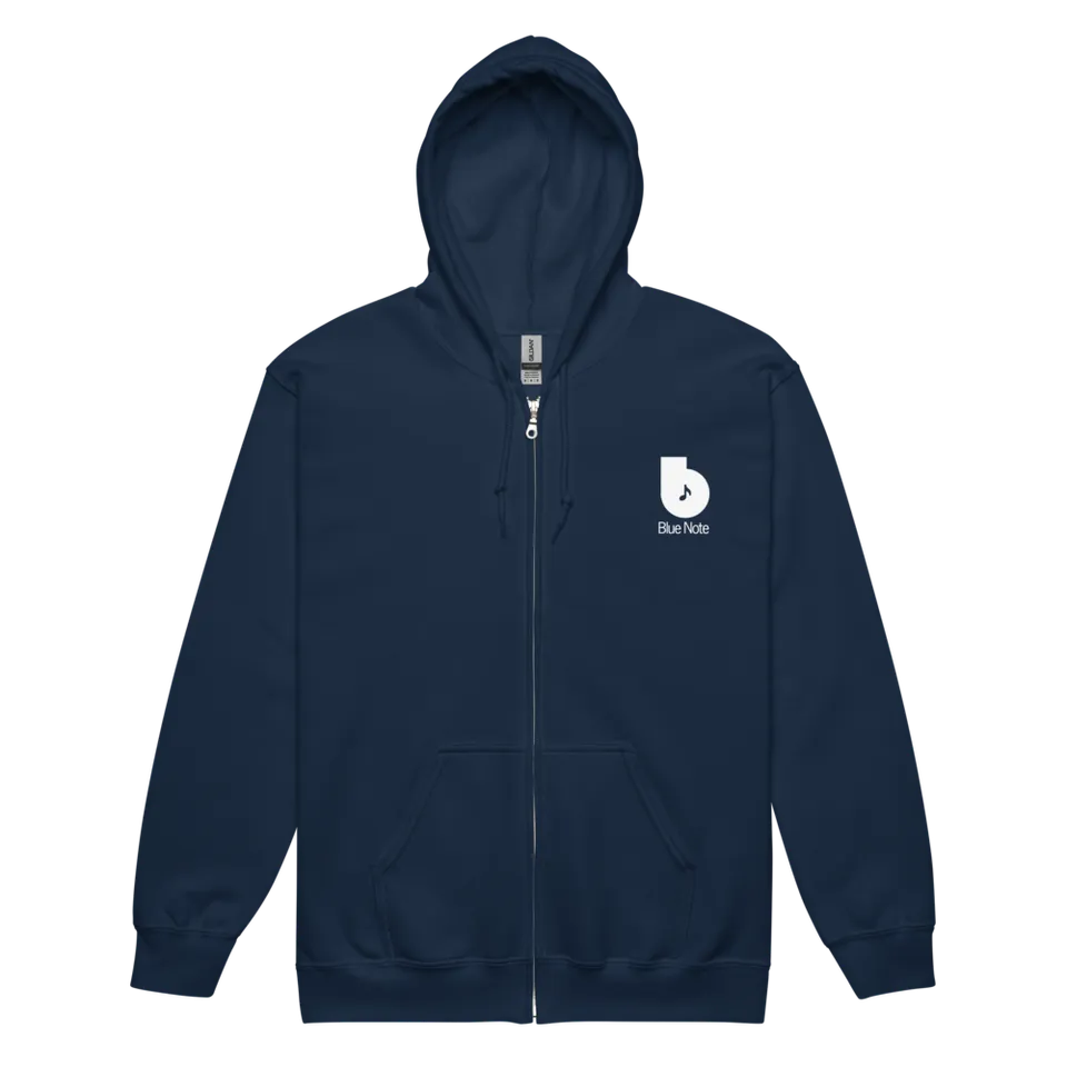 Blue Note B Logo sweat zip hoodie noir coton