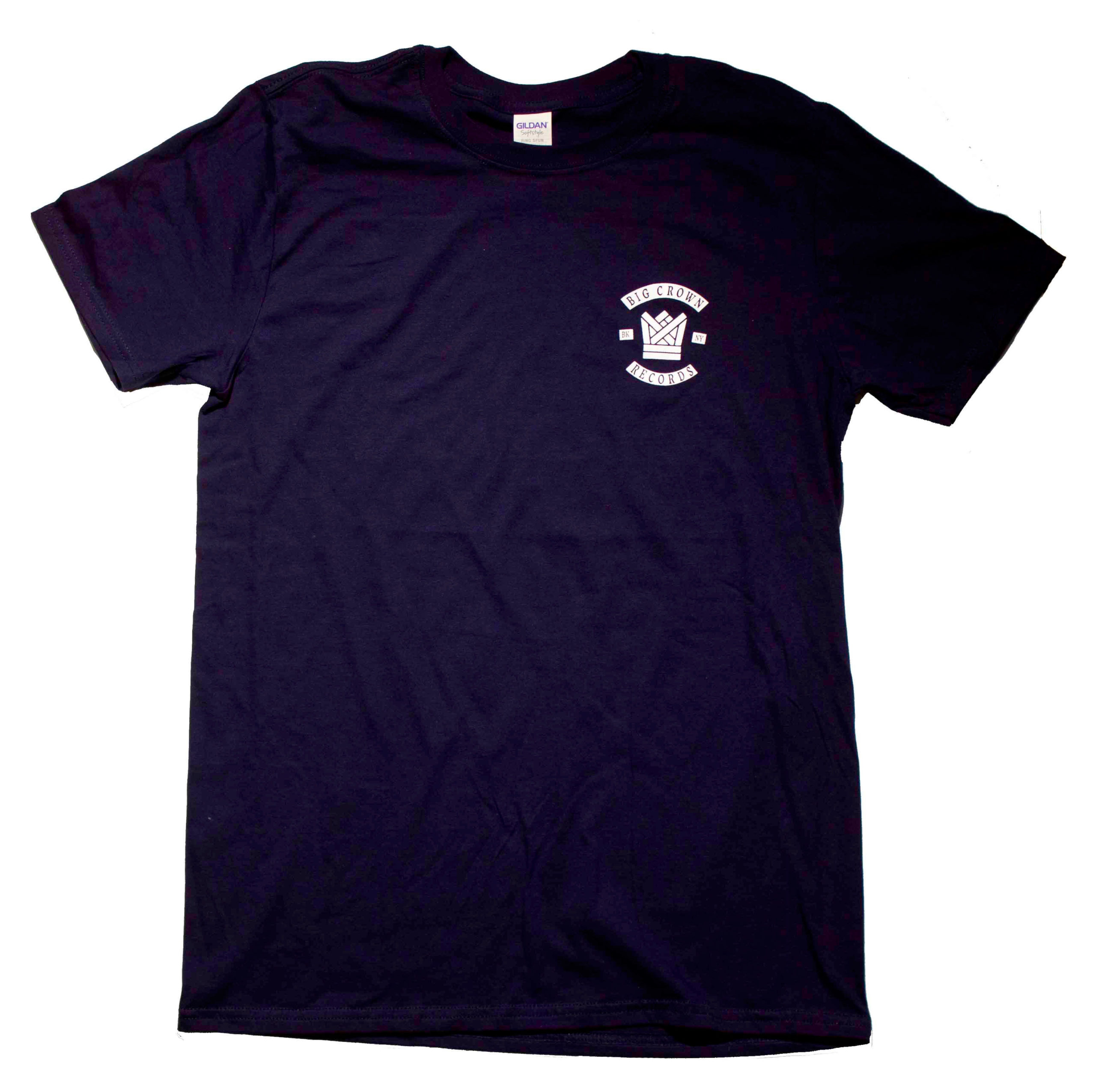 Big Crown Breast Logo T-Shirt Navy t-shirt coton