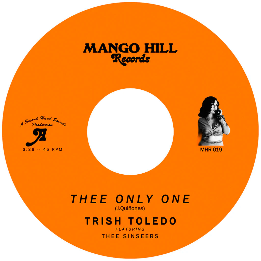 Trish Toledo Thee Only One 45 tours vinyle noir soul