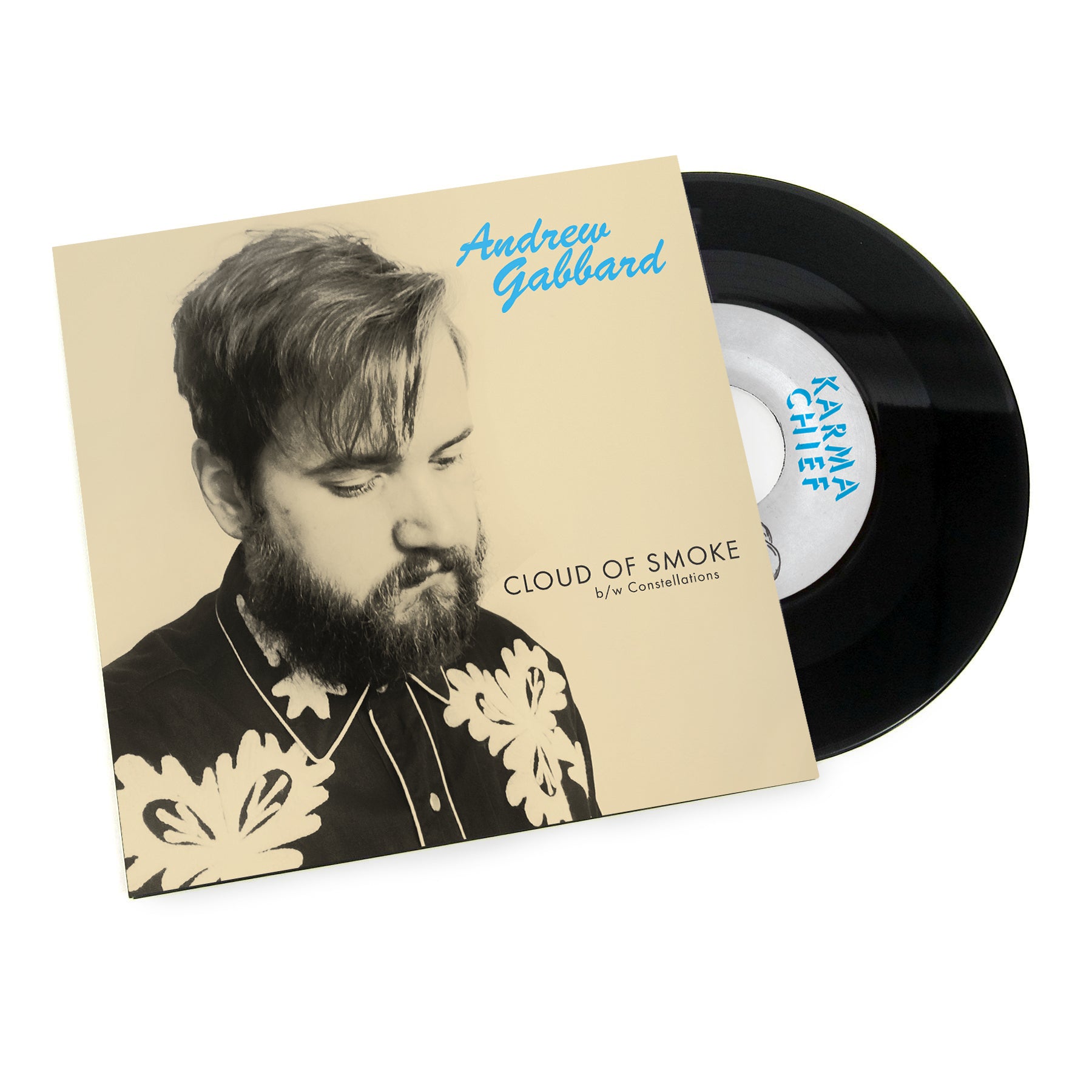 Andrew Gabbard Cloud Of Smoke 45T vinyle bleu opaque