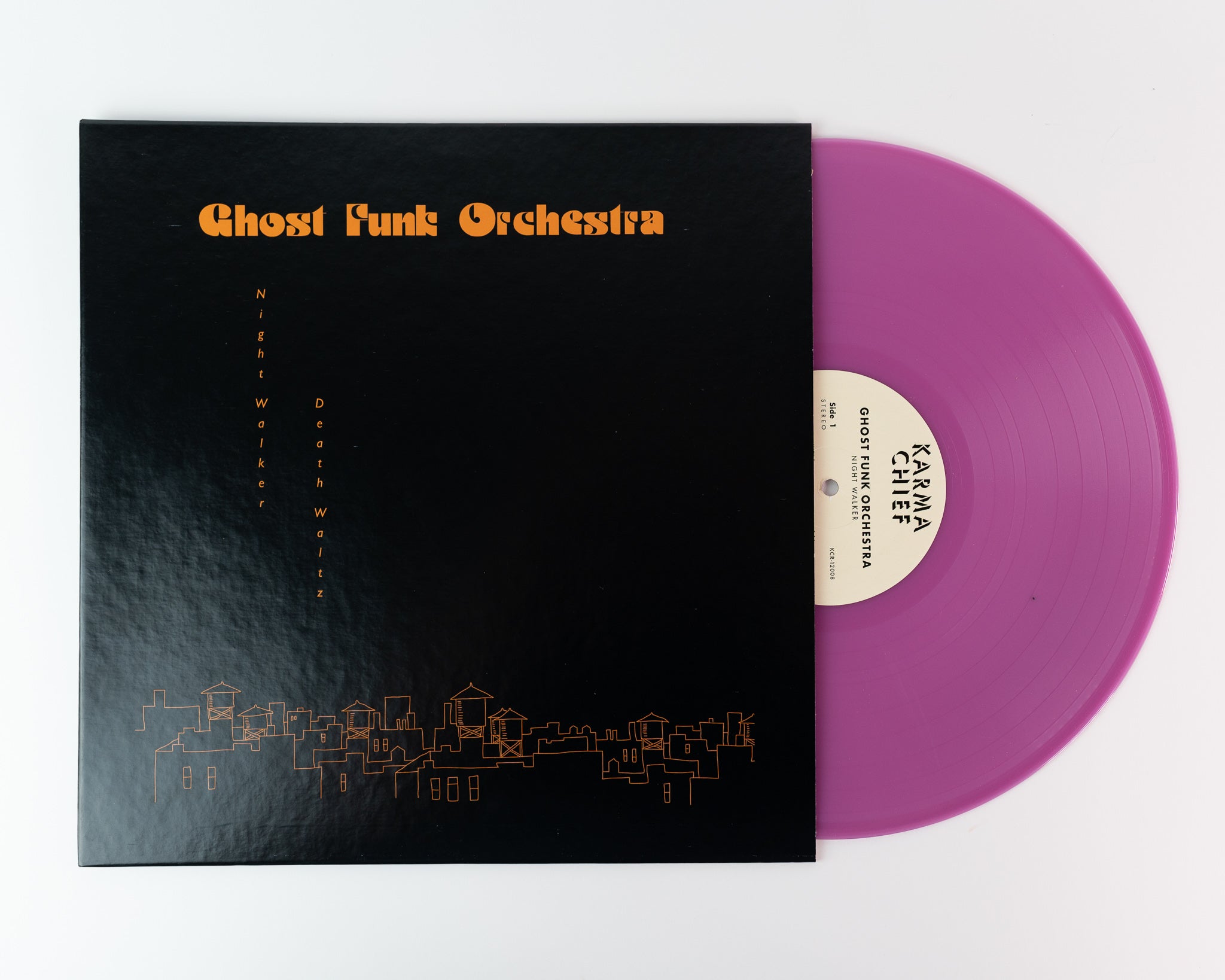 Ghost Funk Orchestra Night Walker vinyle LP violet jazz psych