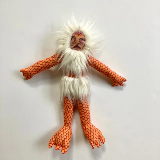 El Michels Affair Yeti peluche + 45 tours bleu Ala Vida