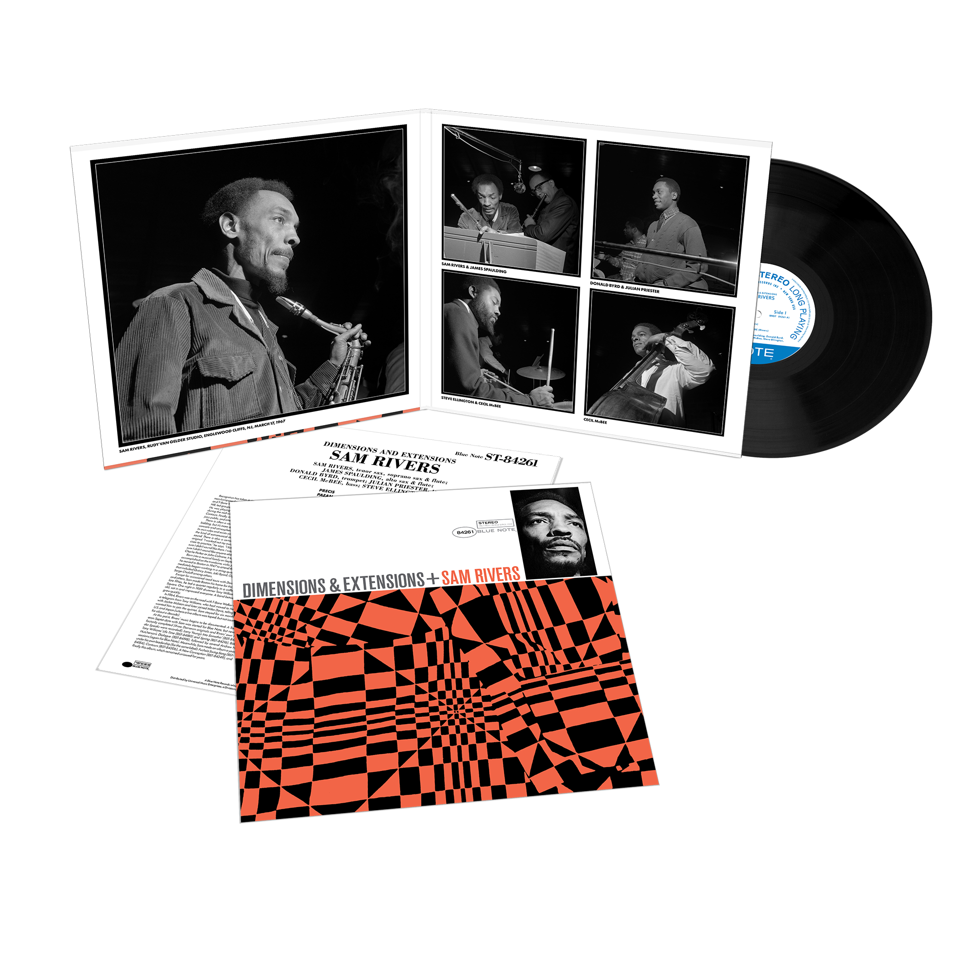 Blue Note Tone Poet Sam Rivers Dimensions Vinyle LP audiophile