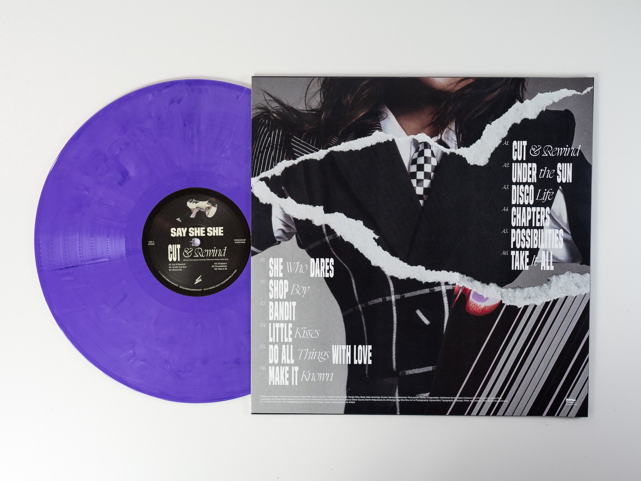 Say She She Cut & Rewind vinyle LP lilas disco soul