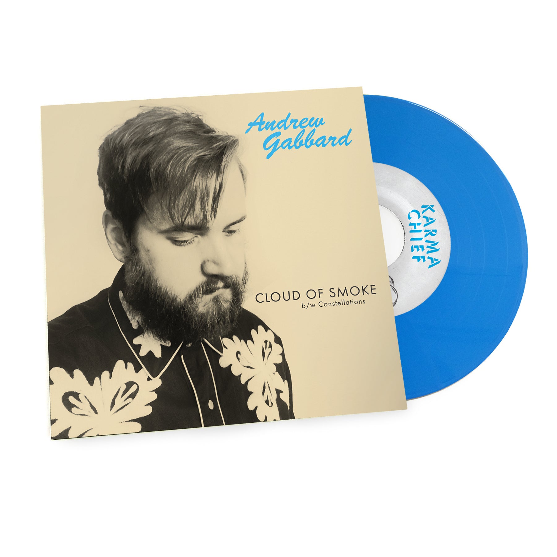 Andrew Gabbard Cloud Of Smoke 45T vinyle bleu opaque